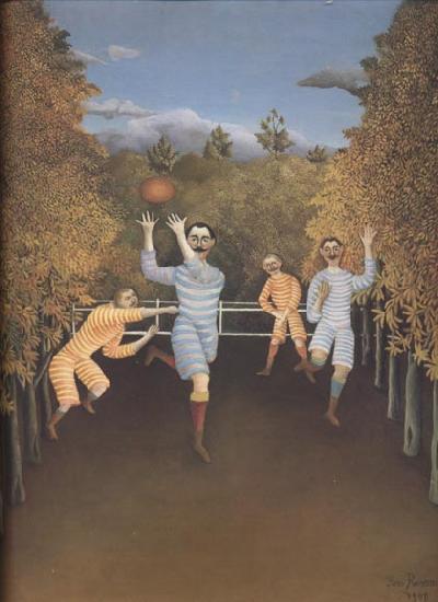 Henri Rousseau Soccer Players